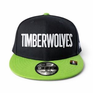 New Era 9FIFTY Minnesota Timberwolves Snapback NBA Cap OSFM Unisex Grey Green